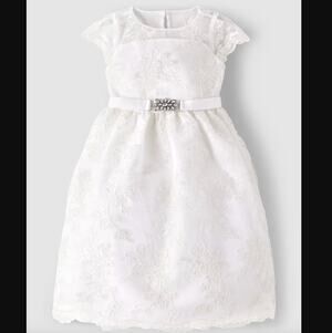 NWT Gymboree Special Occasions Formal White Lace Dress